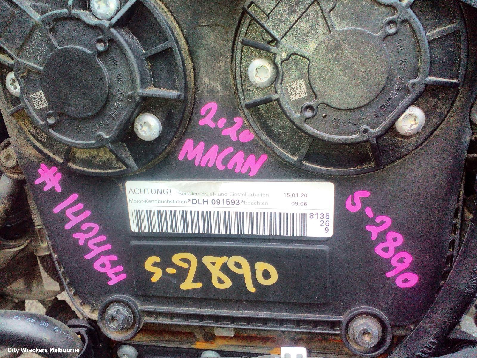 PORSCHE MACAN ENGINE, PETROL, 2.0, TURBO, 95B, DLH CODE, 08/2018 ONWARDS - Image 3