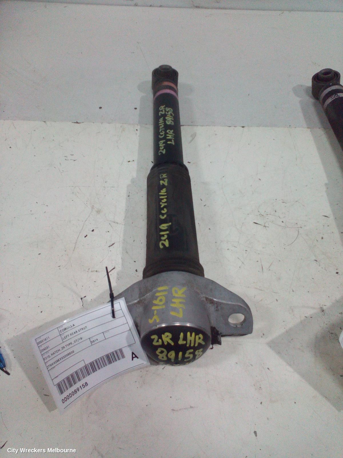 TOYOTA COROLLA LEFT REAR STRUT, E210, HATCH, ZR TYPE, 07/2018 ONWARDS - Image 2
