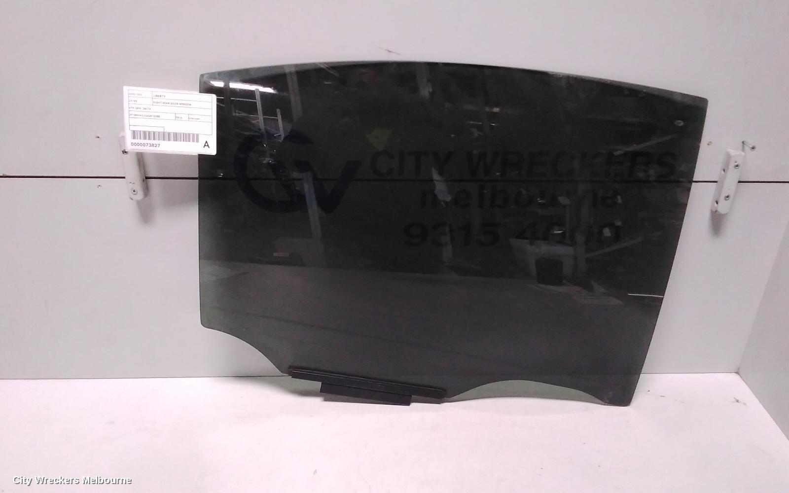 SUBARU LIBERTY RIGHT REAR DOOR WINDOW, 6TH GEN, 08/2014 ONWARDS - Image 2