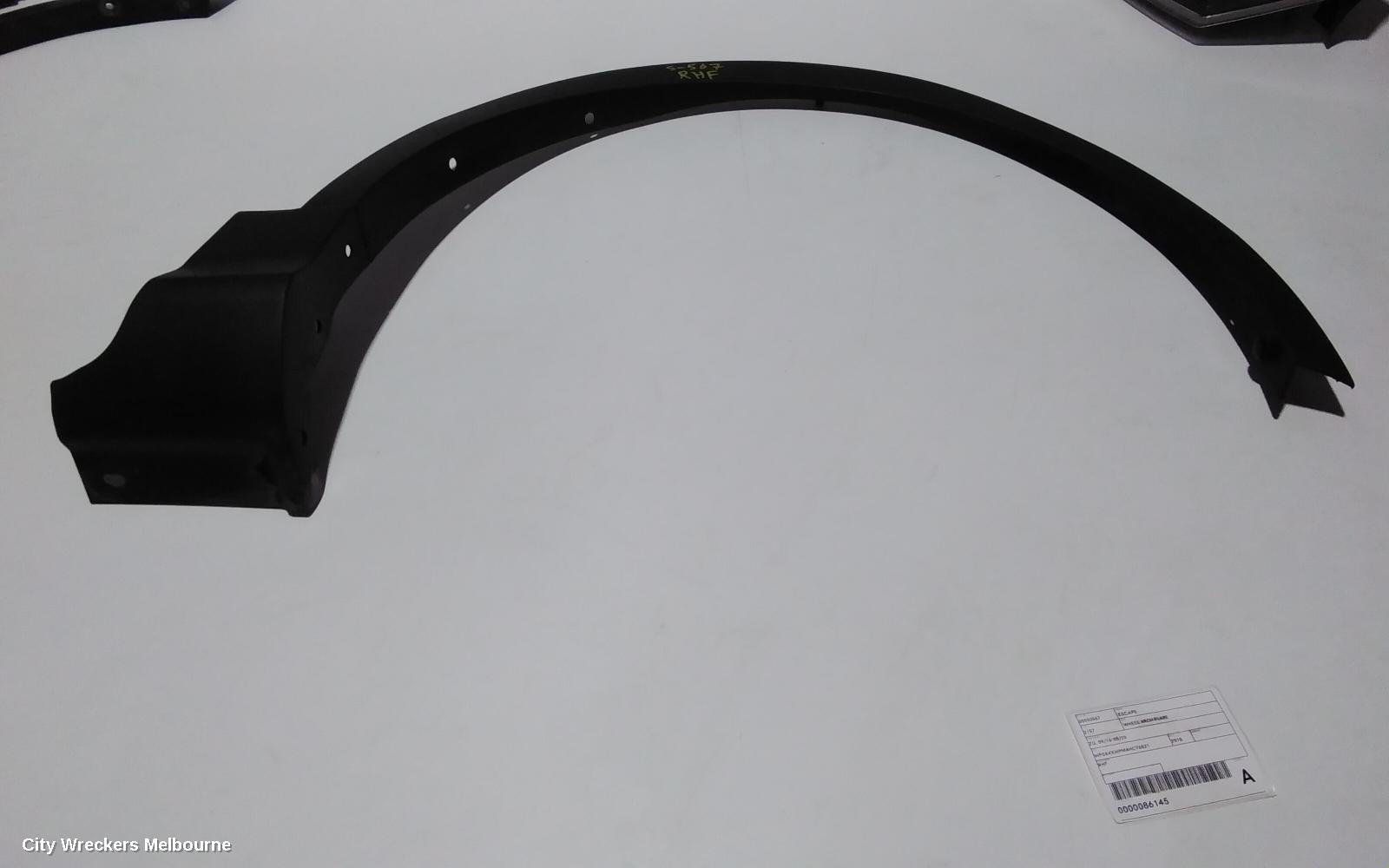 FORD ESCAPE WHEEL ARCH FLARE, ZG, RH FRONT, 09/2016 - 05/2020 - Image 1