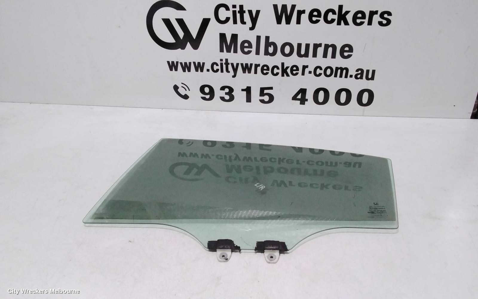 HONDA CIVIC LEFT REAR DOOR WINDOW, 9TH GEN, SEDAN, 02/2012 - 04/2016 - Image 1