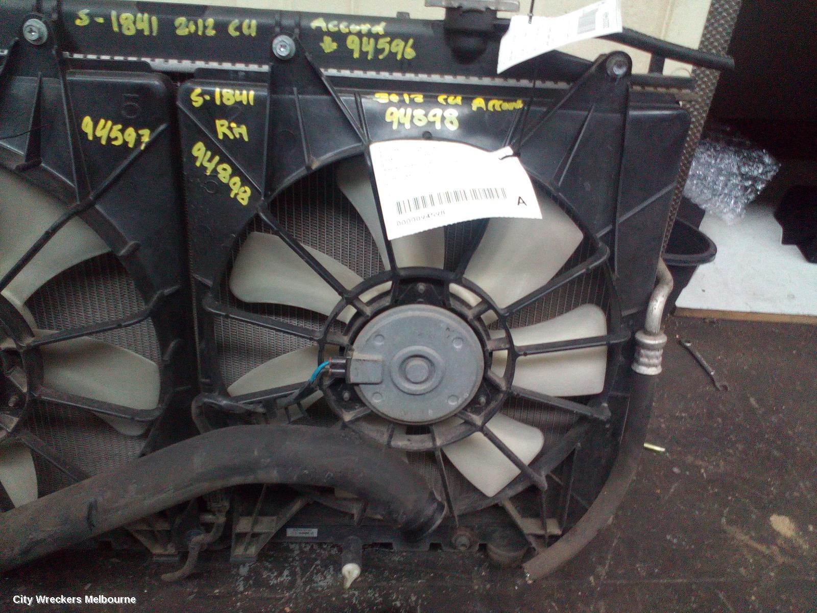 HONDA ACCORD FAN, RADIATOR FAN, 2.4, 8TH GEN, EURO (VIN JHMCU), 06/2008 - 12/2015 - Image 2
