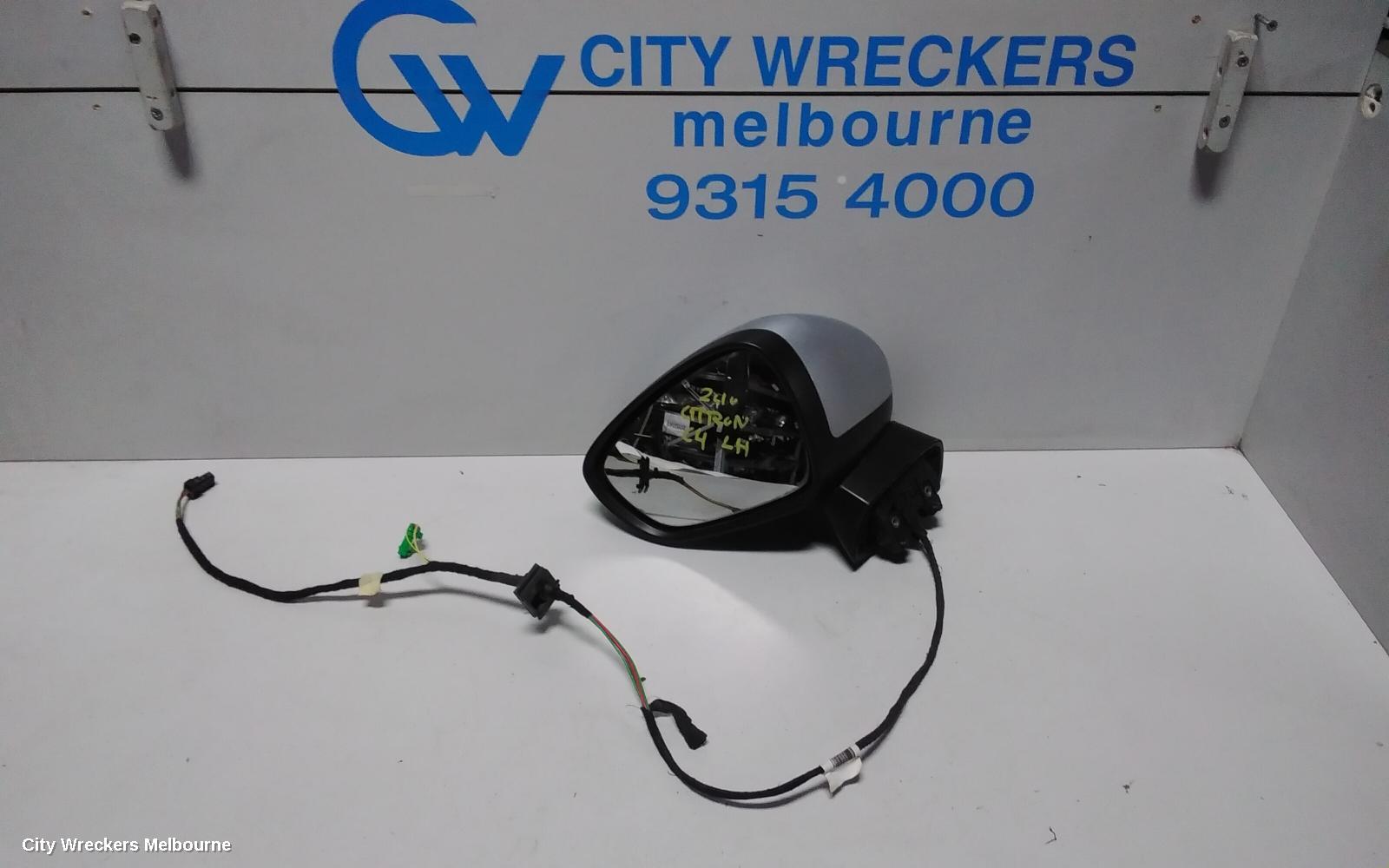 CITROEN C4 LEFT DOOR MIRROR, POWER, MIRROR HEAD # 0309023, 03/2009 - 09/2011 - Image 1