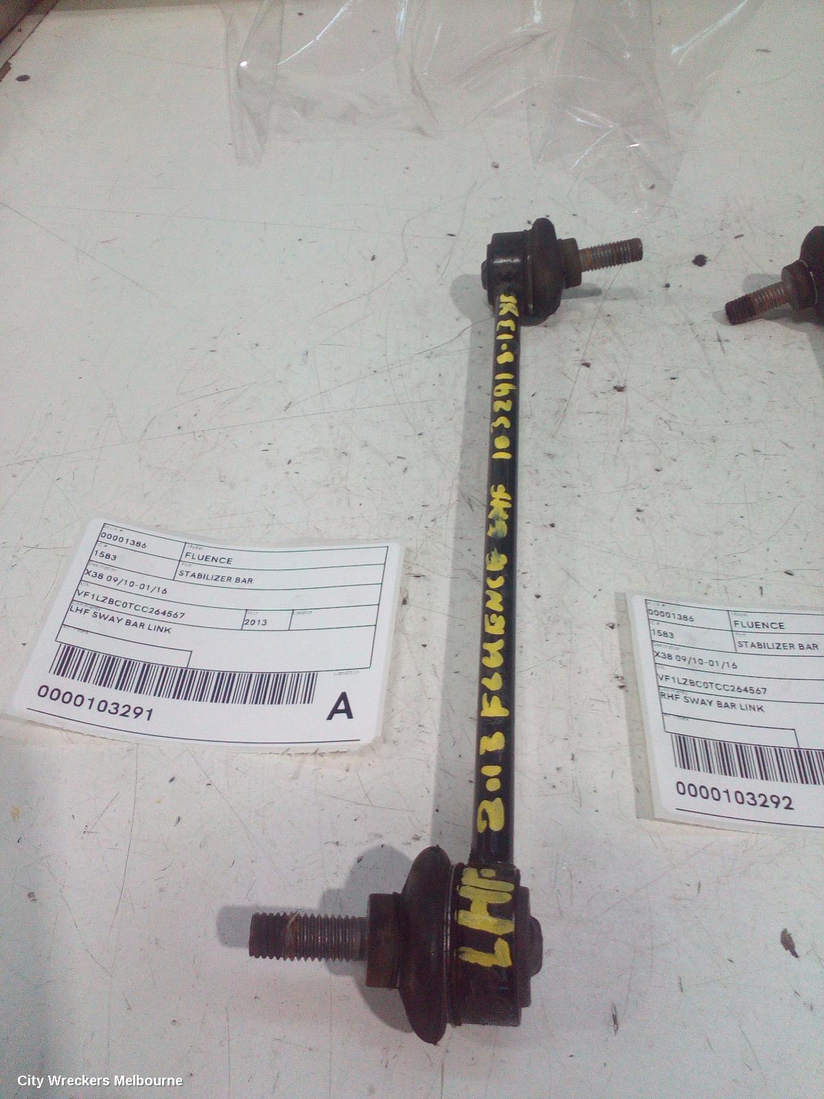 RENAULT FLUENCE STABILISER BAR, X38 09/2010 - 01/2016 - Image 1