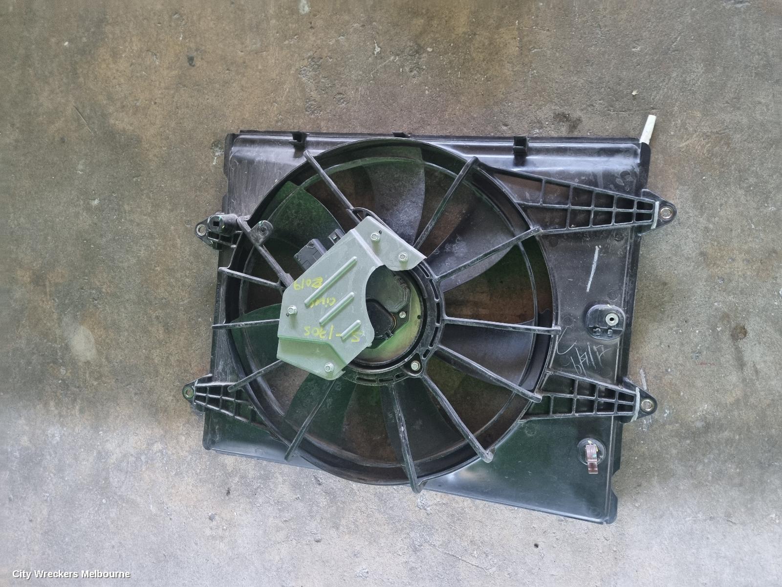 HONDA CIVIC FAN, RADIATOR FAN, 1.8, PETROL, 10TH GEN, 05/2016 ONWARDS - Image 1