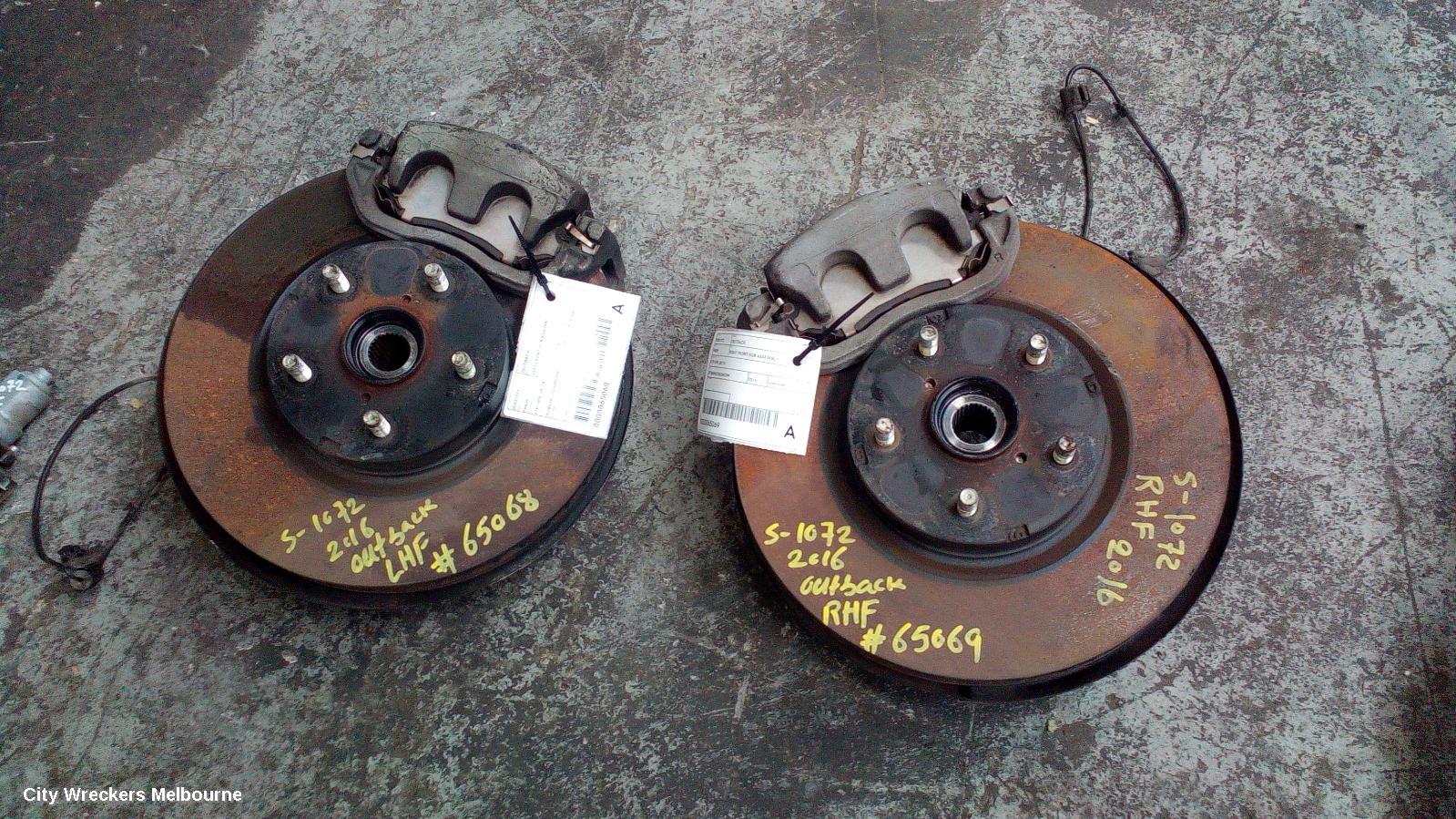 SUBARU OUTBACK RIGHT FRONT HUB ASSEMBLY, 6TH GEN, 08/2014 - 12/2020 - Image 2