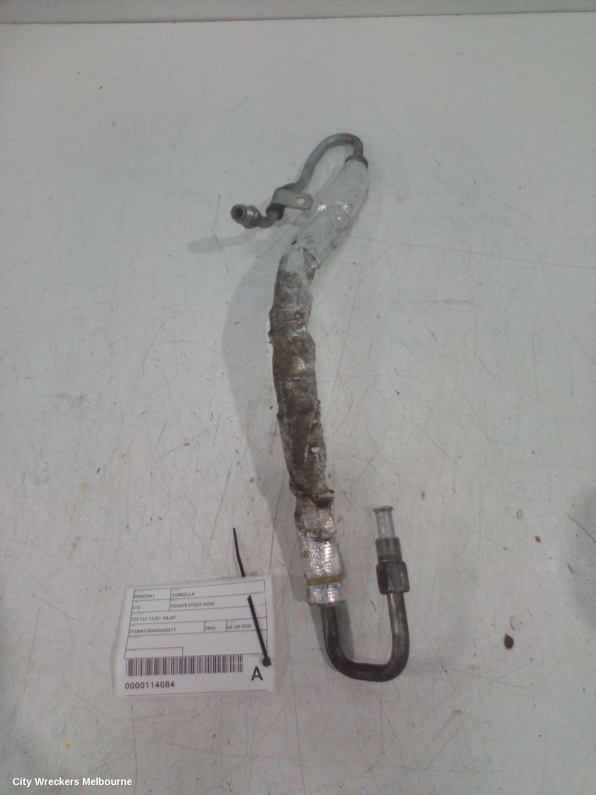 TOYOTA COROLLA POWER STEER HOSE, ZZE122 12/2001 - 06/2007 - Image 3