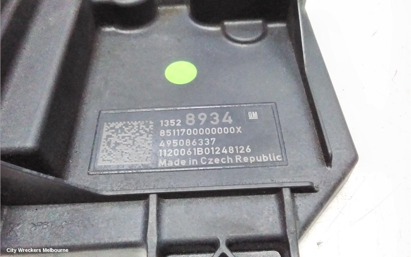 HOLDEN COMMODORE FUEL PUMP RELAY, ZB, 10/2017 - 12/2020 - Image 3