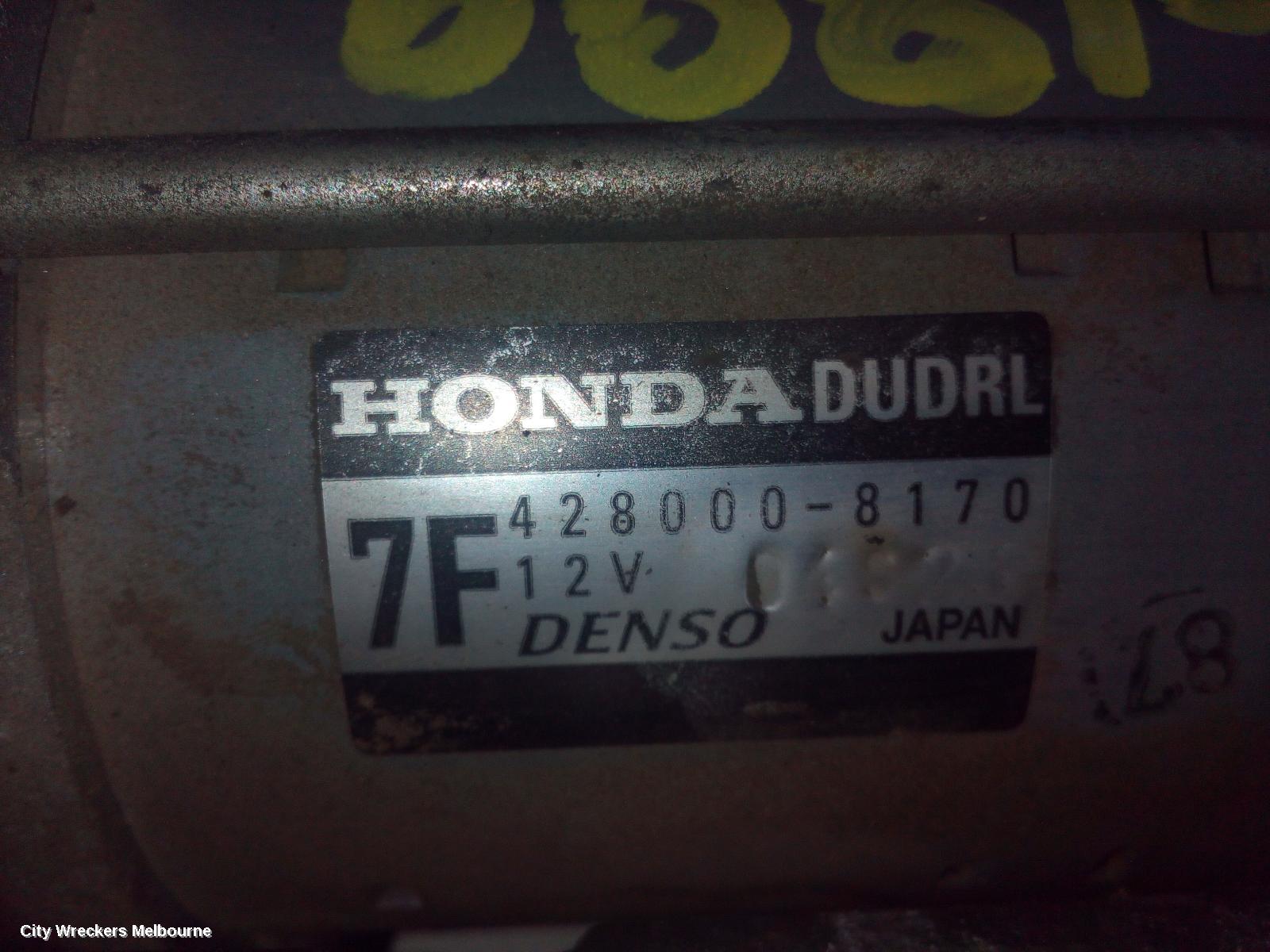 HONDA HRV STARTER, PETROL, 1.8, R18ZF, RU5, 12/2014 - 10/2021 - Image 1