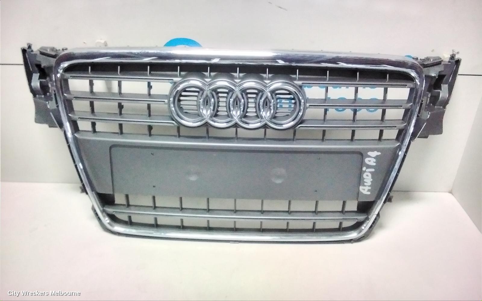 AUDI A4 GRILLE, RADIATOR GRILLE, B8 8K (A4), GREY, 02/2008 - 06/2012 - Image 1