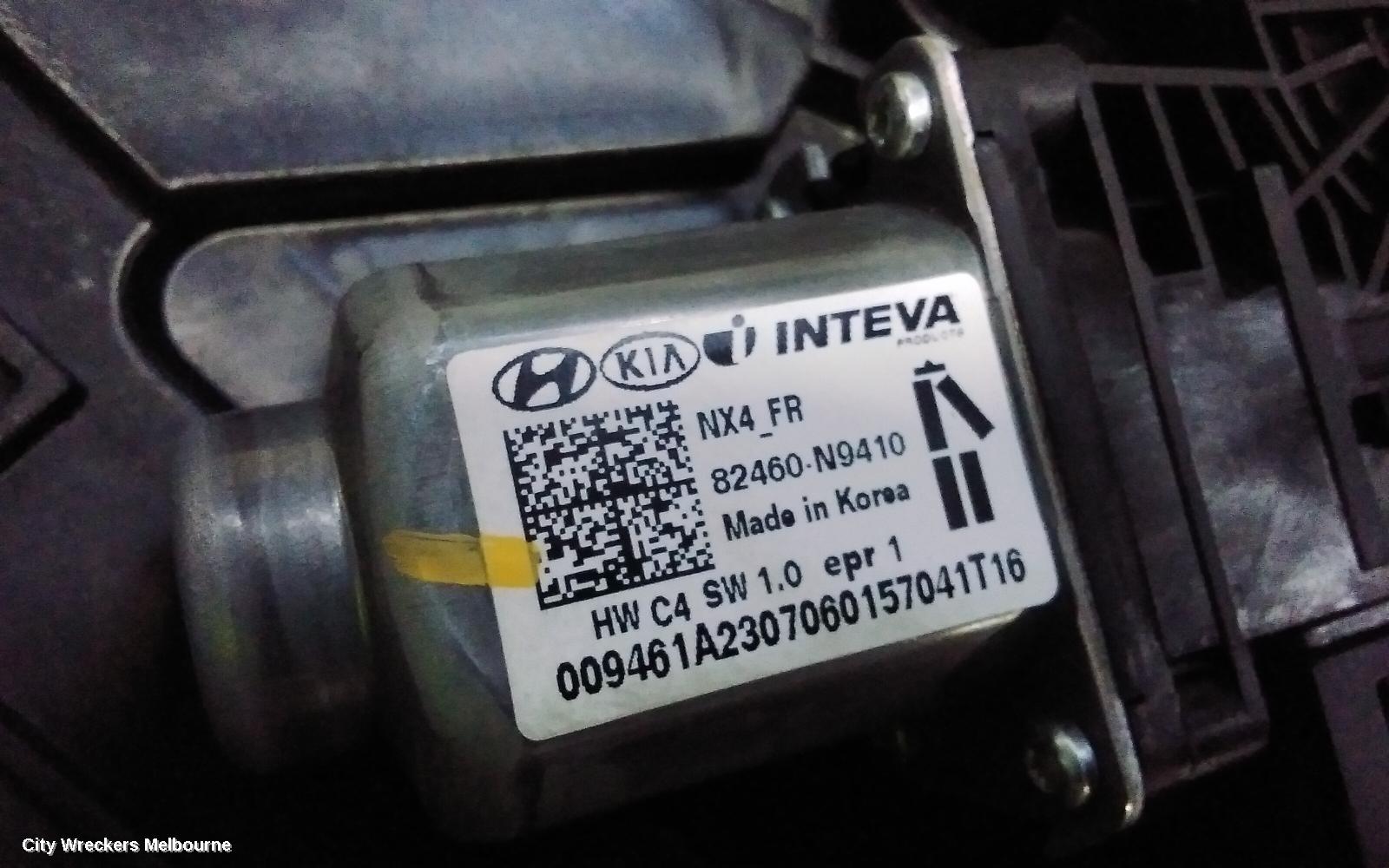 HYUNDAI TUCSON RIGHT FRONT WINDOW REG/MOTOR, NX4, DOOR REG ASSY (REG AND MOTOR), 02/2021 ONWARDS - Image 3