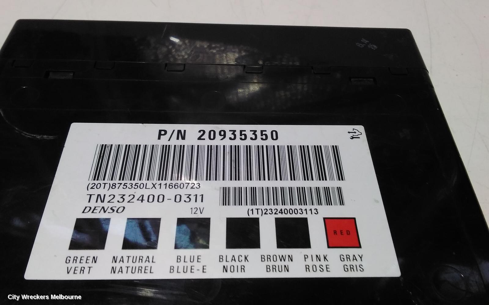 HOLDEN CAPTIVA ECU, BCM, CG, 01/2011 - 06/2018 - Image 2