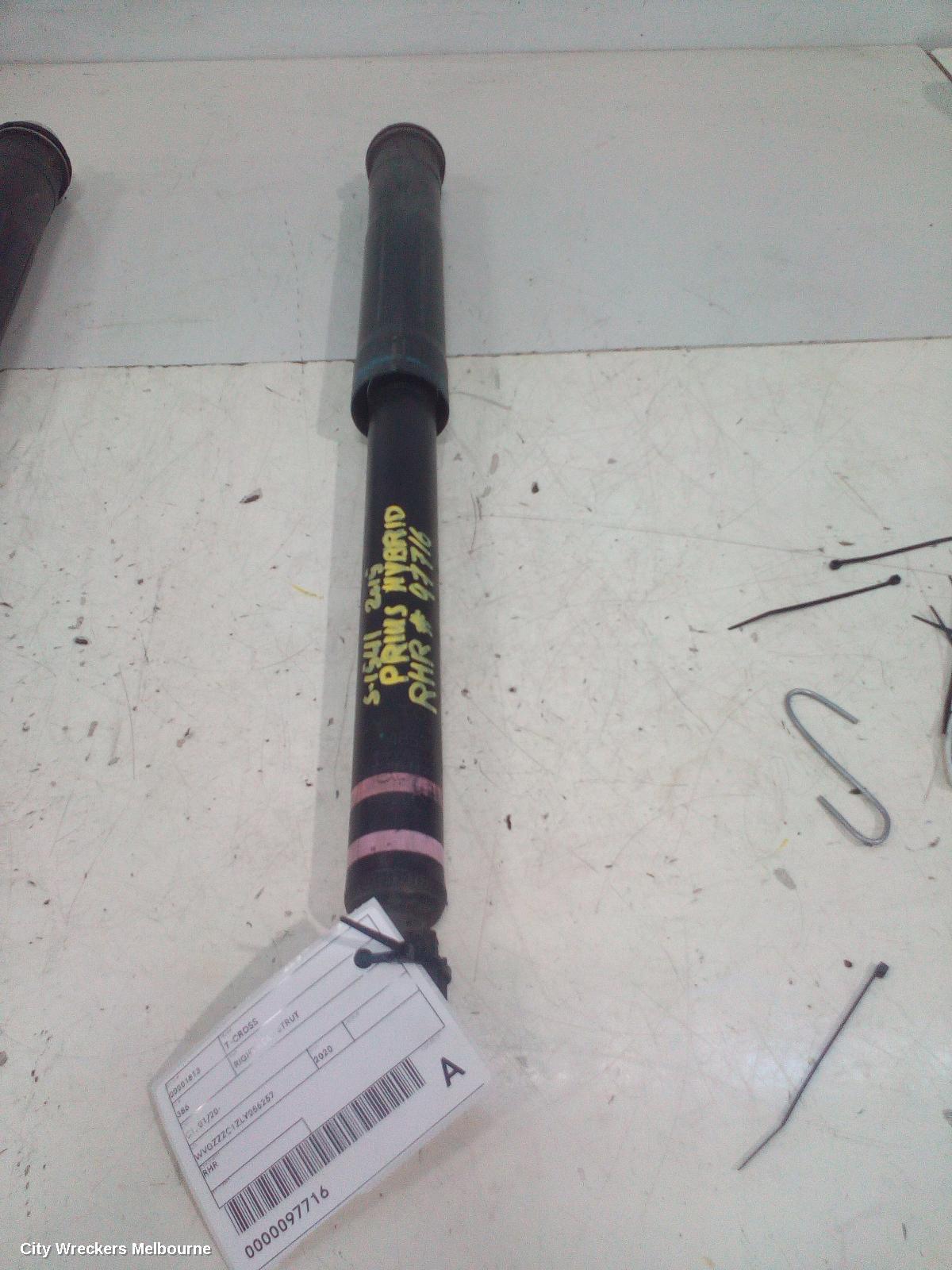 VOLKSWAGEN T-CROSS RIGHT REAR STRUT, C1, 01/2020 ONWARDS - Image 2