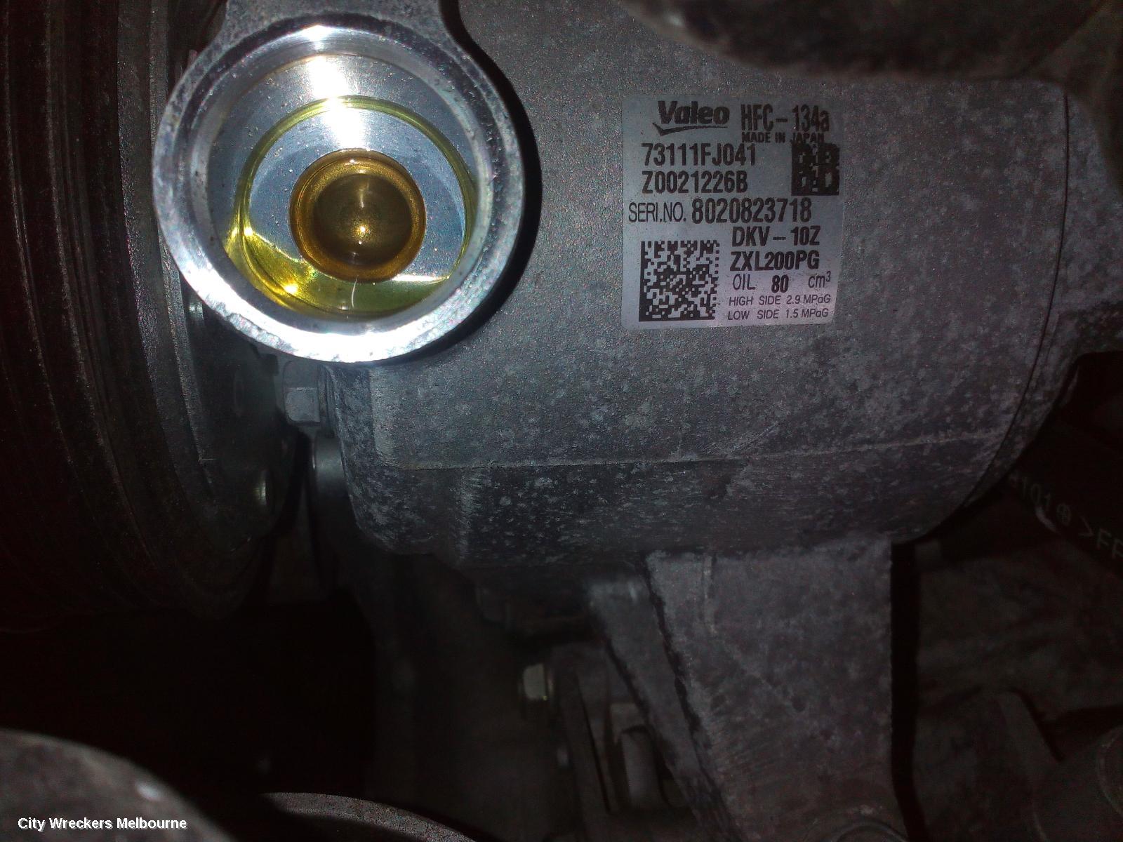 SUBARU FORESTER ALTERNATOR, PETROL, 2.5, FB25, P/N 23700AA760, SJ, 12/2012 - 08/2018 - Image 2