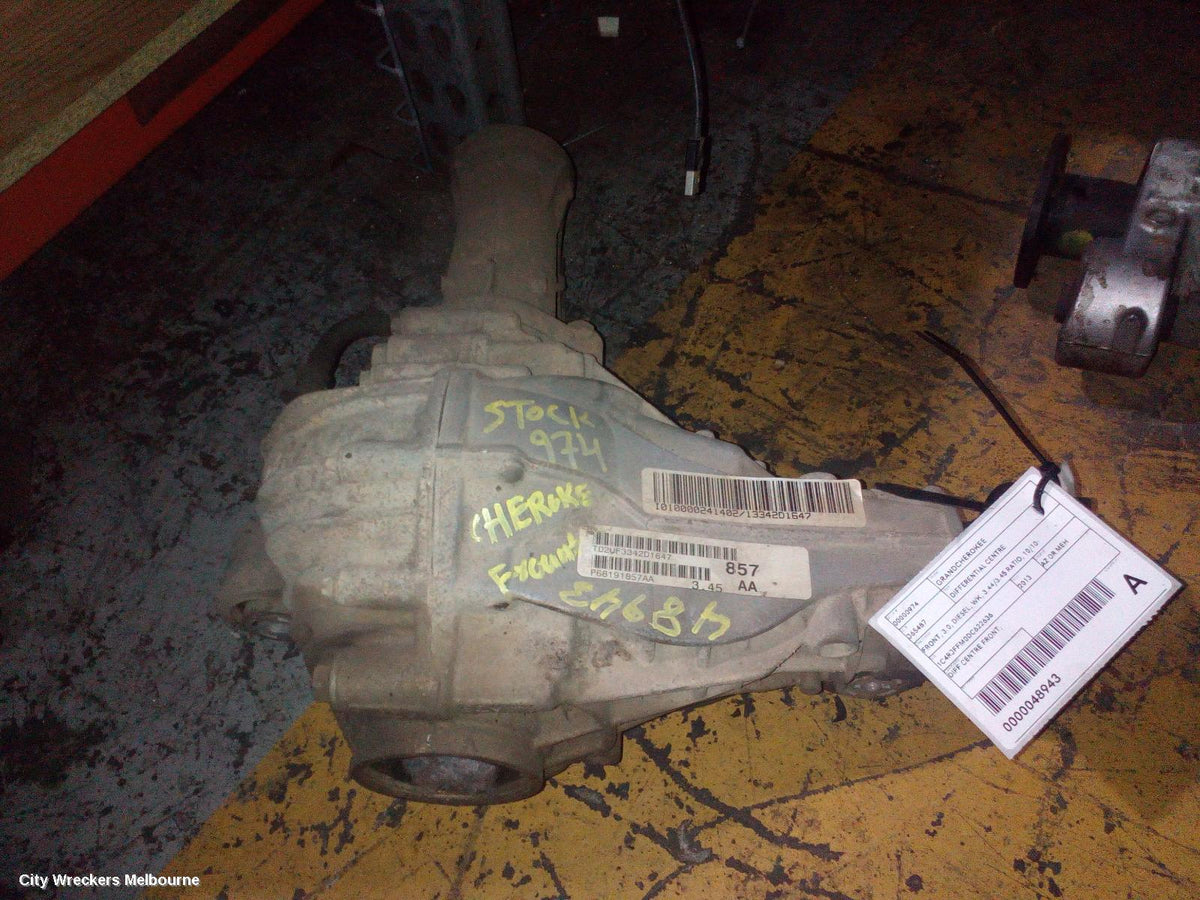 JEEP GRANDCHEROKEE DIFFERENTIAL CENTRE, FRONT, 3.0, DIESEL, WK, 3.44/3.45 RATIO, 10/2010 ONWARDS - Image 3