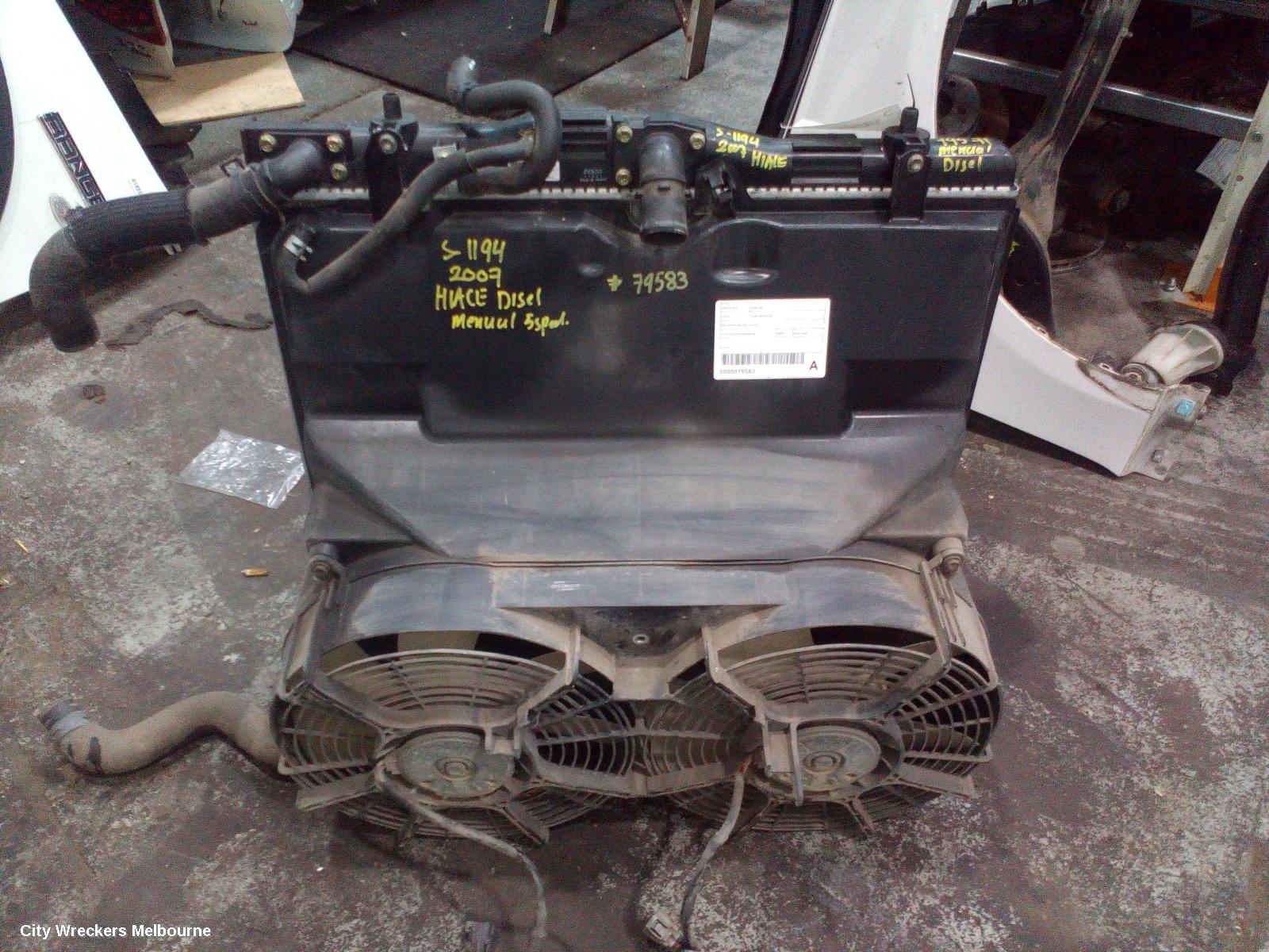 TOYOTA HIACE RADIATOR, MANUAL, 3.0, 1KD-FTV, DIESEL, KDH, 09/2006 - 08/2010 - Image 2