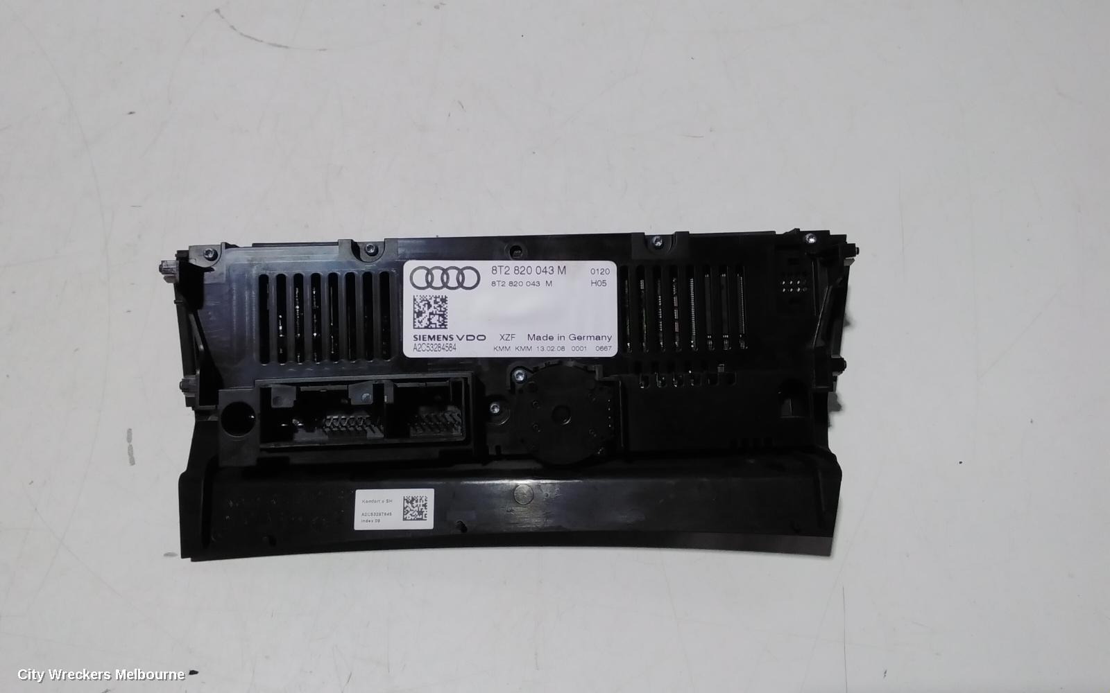 AUDI A4 HEATER/AC CONTROLS, THREE ZONE CLIMATE CONTROL, B8 8K, HEATED TYPE, 02/2008 - 06/2012 - Image 3