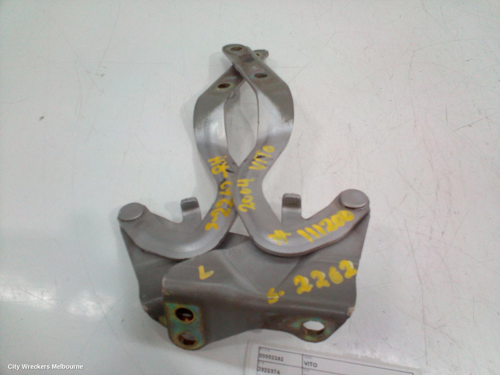 MERCEDES VITO BONNET HINGE/STRUT, HINGES (PAIR), 639, 04/2004 - 01/2011 - Image 3