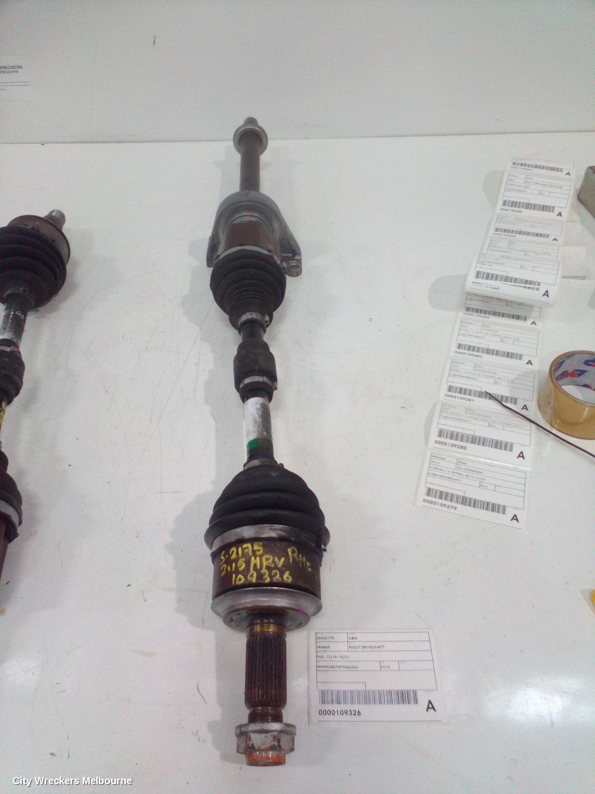 HONDA HRV RIGHT DRIVESHAFT, RU, 12/2014 - 10/2021 - Image 2