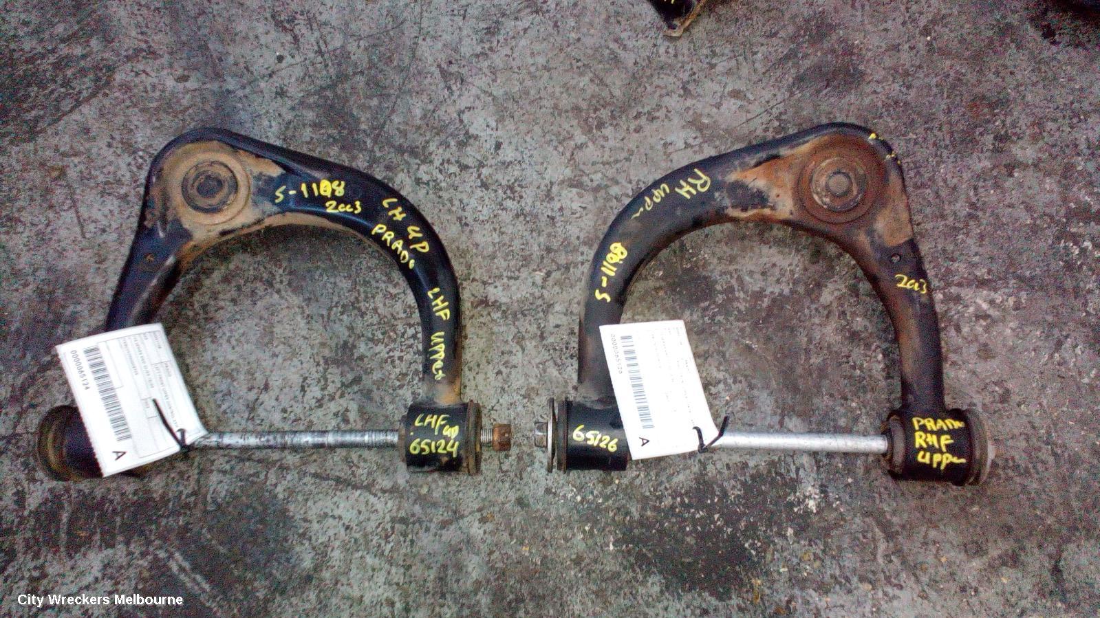 TOYOTA PRADO RIGHT FRONT UPPER CONTROL ARM, 120 SERIES, 4WD, 02/2003 - 10/2009 - Image 2