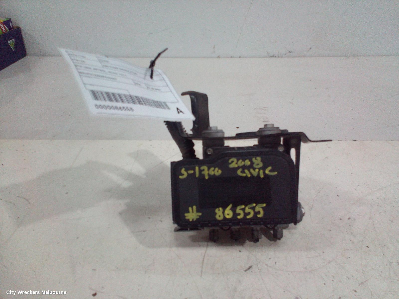HONDA CIVIC ABS PUMP/MODULATOR, 8TH GEN, P/N 57110SNBZ12, 02/2006 - 12/2011 - Image 1