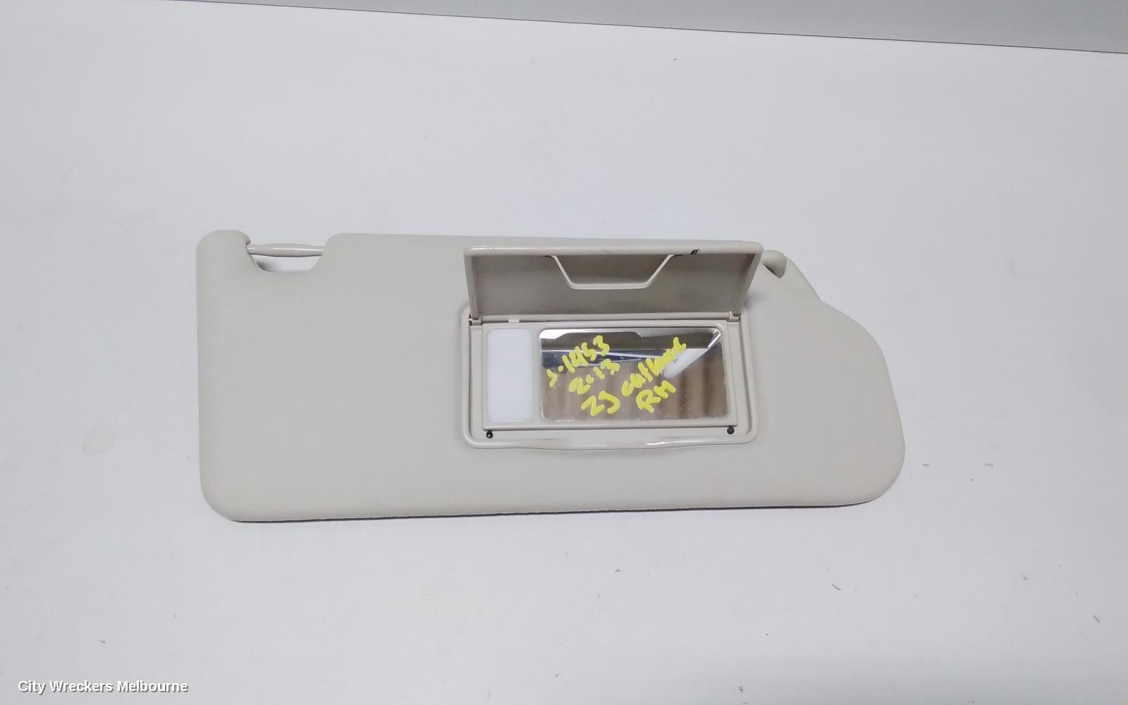 MITSUBISHI OUTLANDER SUNVISOR, ZJ, RH SIDE, 10/2012 - 03/2015 - Image 2