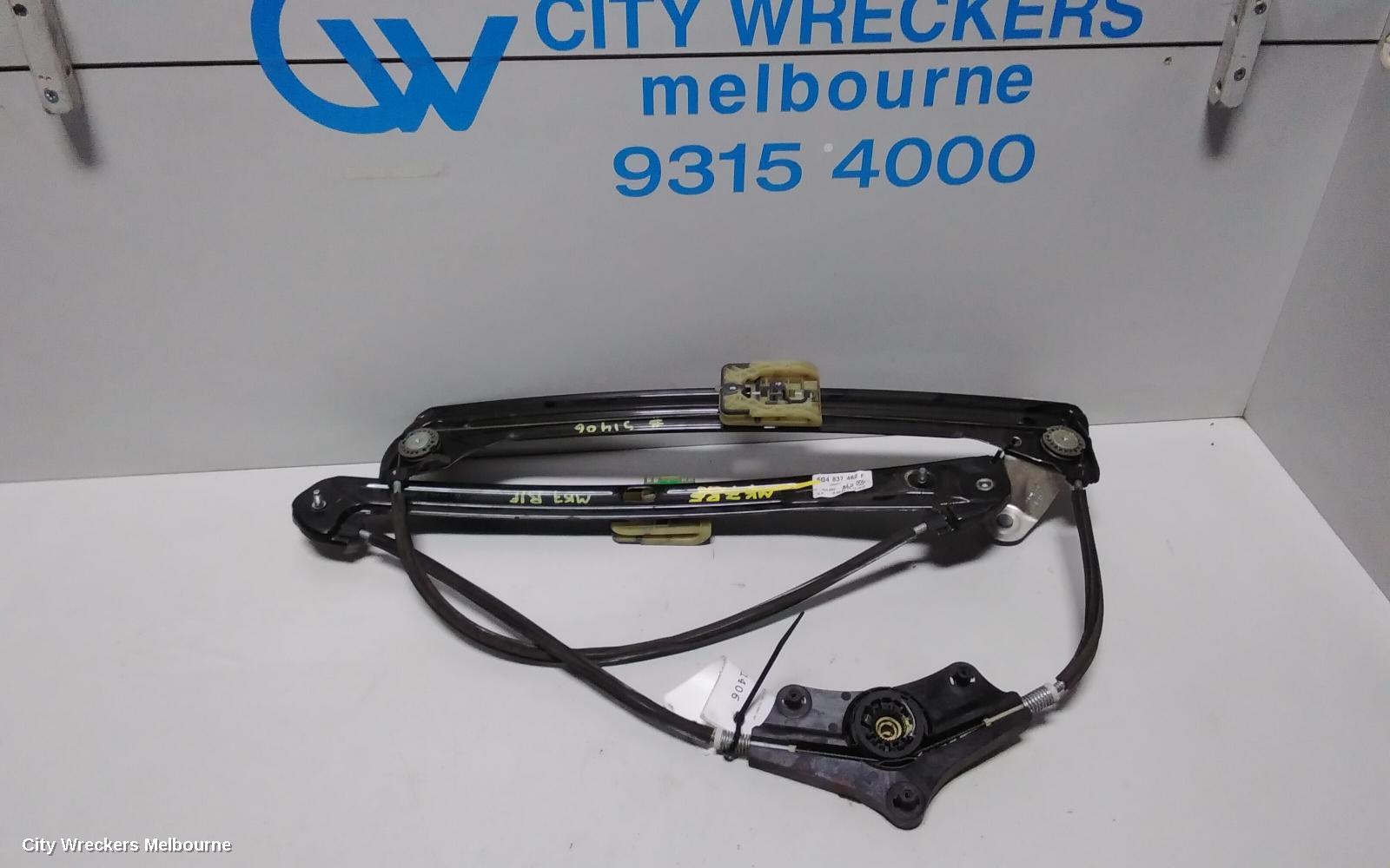 VOLKSWAGEN GOLF RIGHT FRONT WINDOW REG/MOTOR, GEN 7, 5DR HATCH/WAGON, 03/2013 - 08/2020 - Image 1