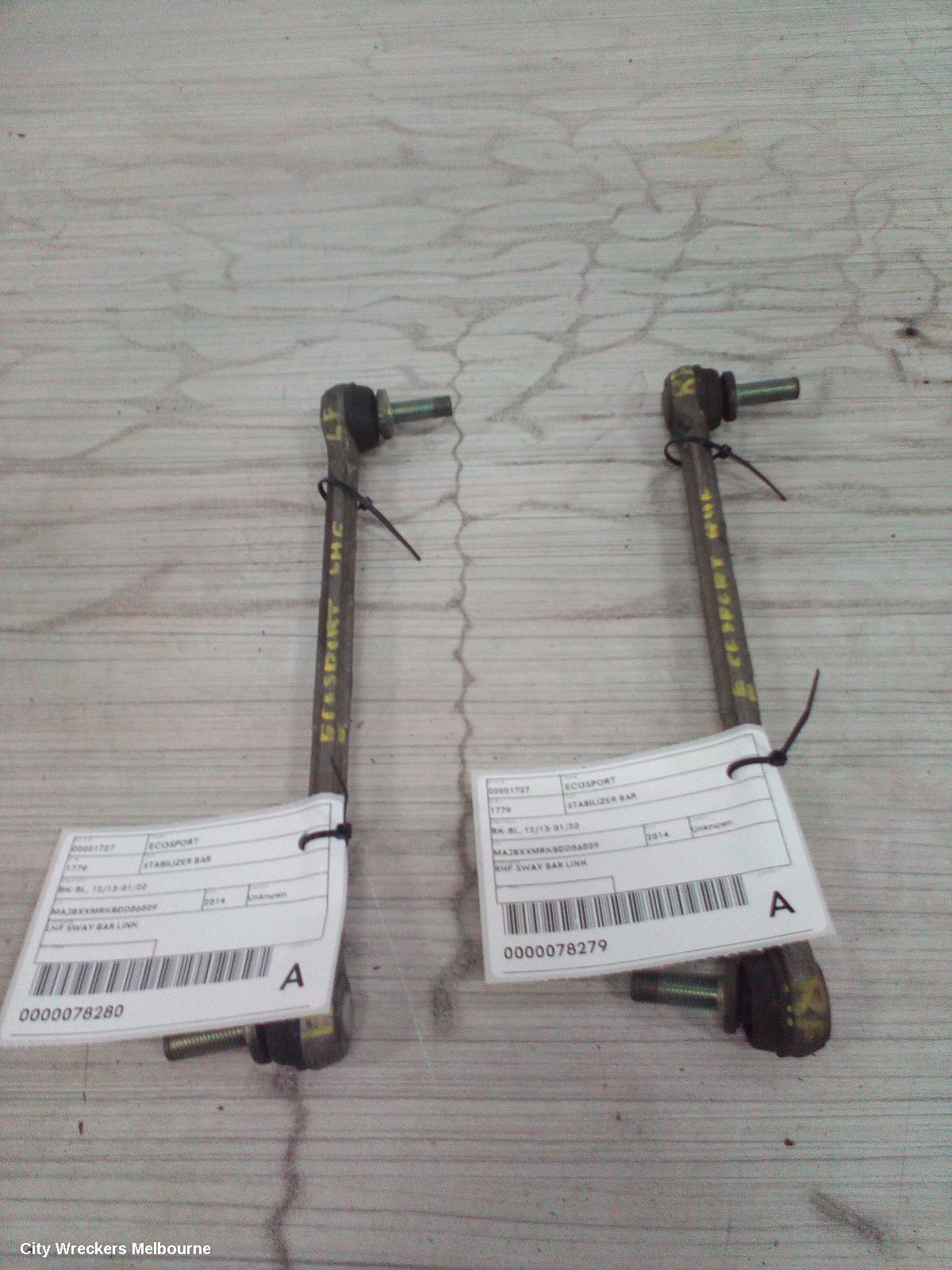 FORD ECOSPORT STABILISER BAR, BK-BL, 11/2013 - 01/2020 - Image 2