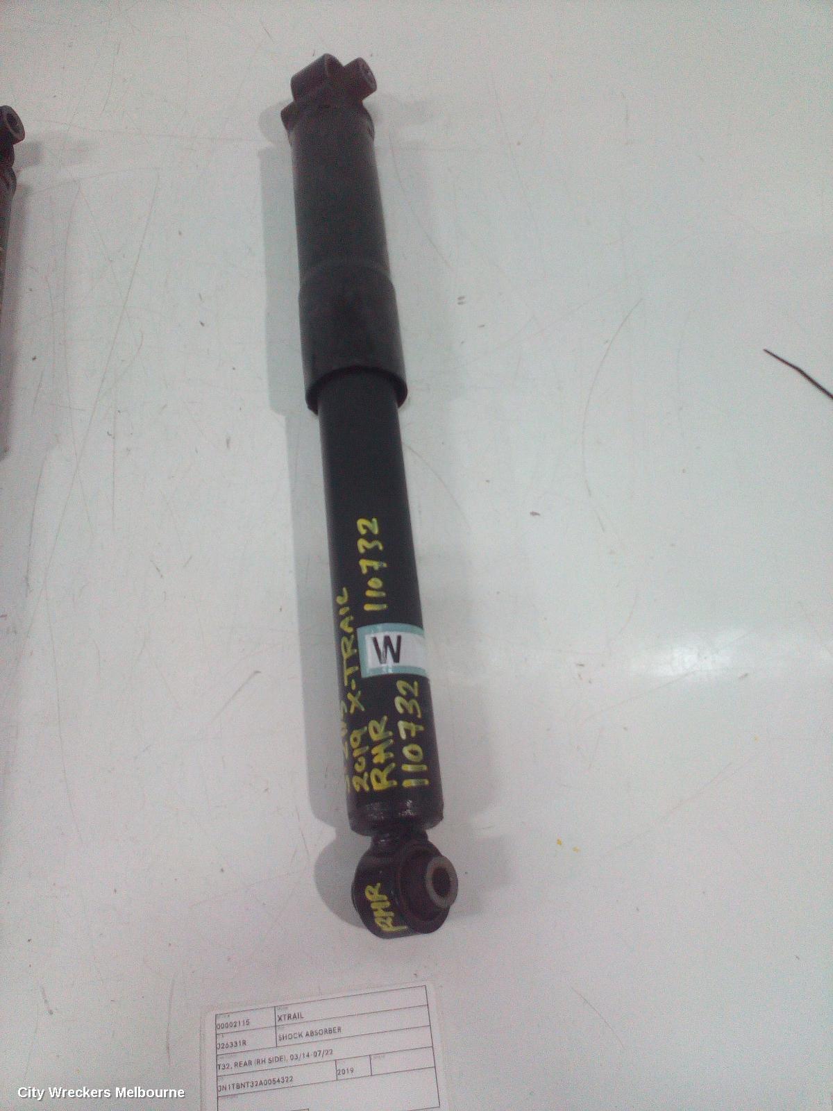 NISSAN XTRAIL SHOCK ABSORBER, T32, REAR (RH SIDE), 03/2014 - 07/2022 - Image 2