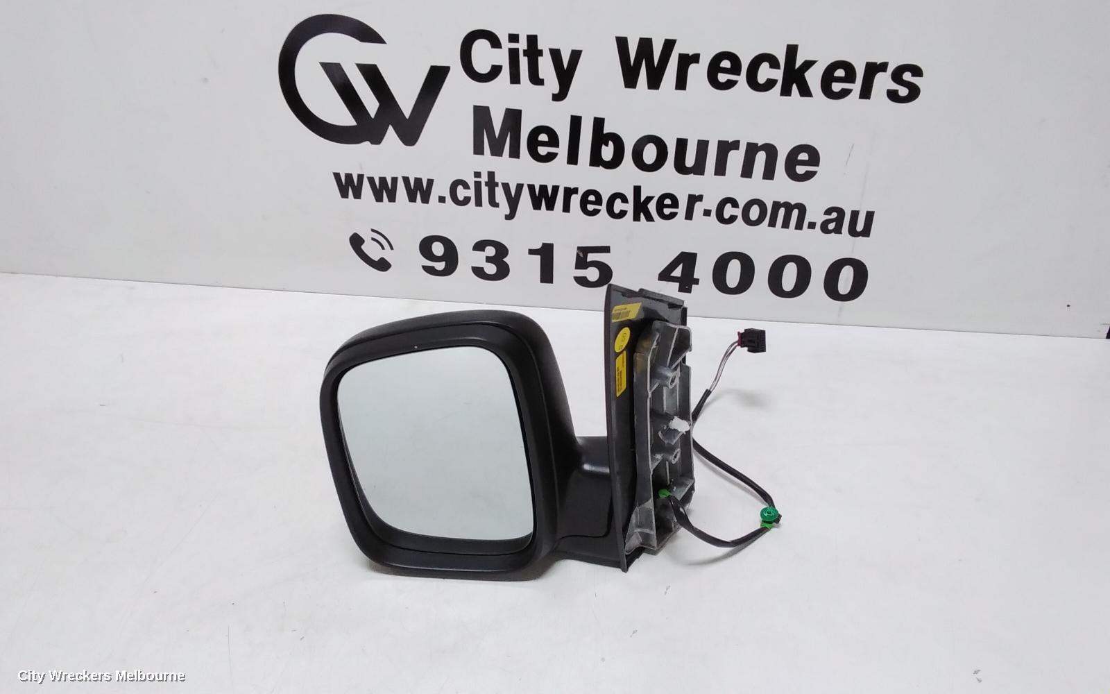 VOLKSWAGEN CADDY LEFT DOOR MIRROR, 2K, POWER, TEXTURED, 12/2004 - 06/2015 - Image 1