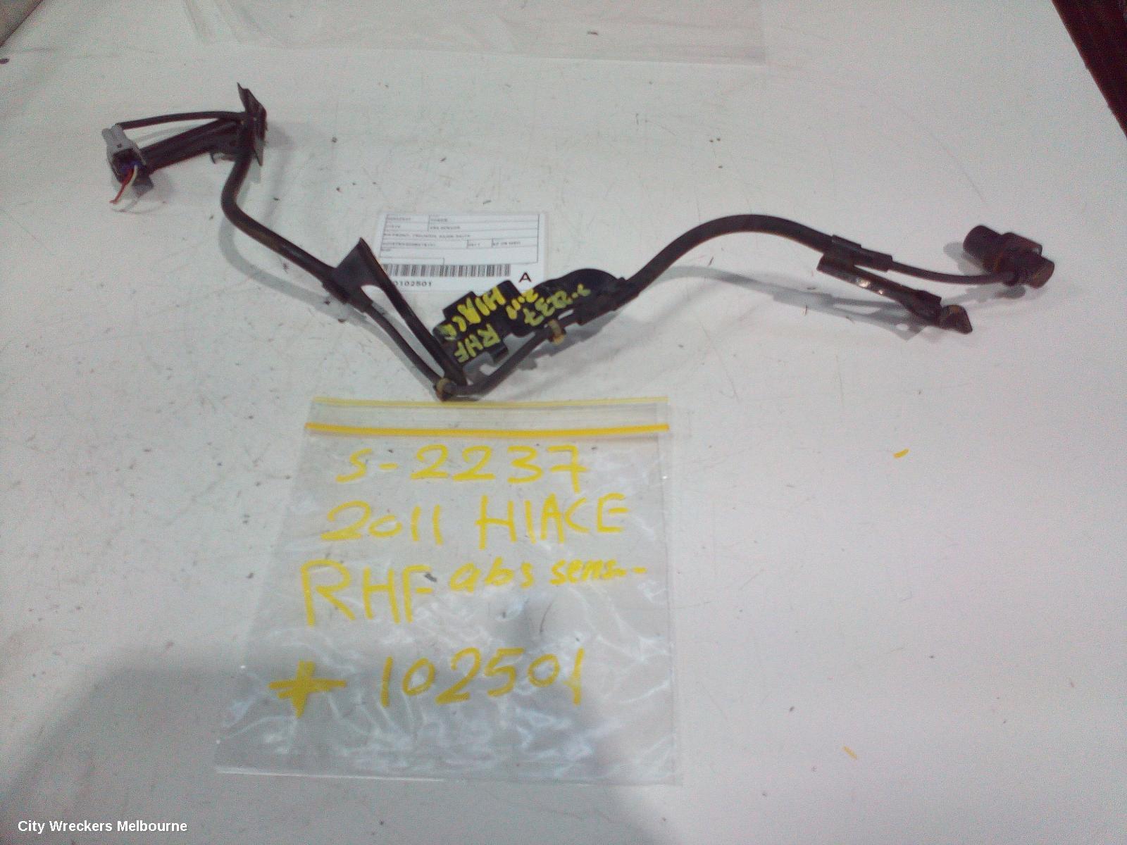 TOYOTA HIACE ABS SENSOR, RH FRONT, W/ LOOM TYPE, TRH/KDH, 03/2005 - 04/2019 - Image 1
