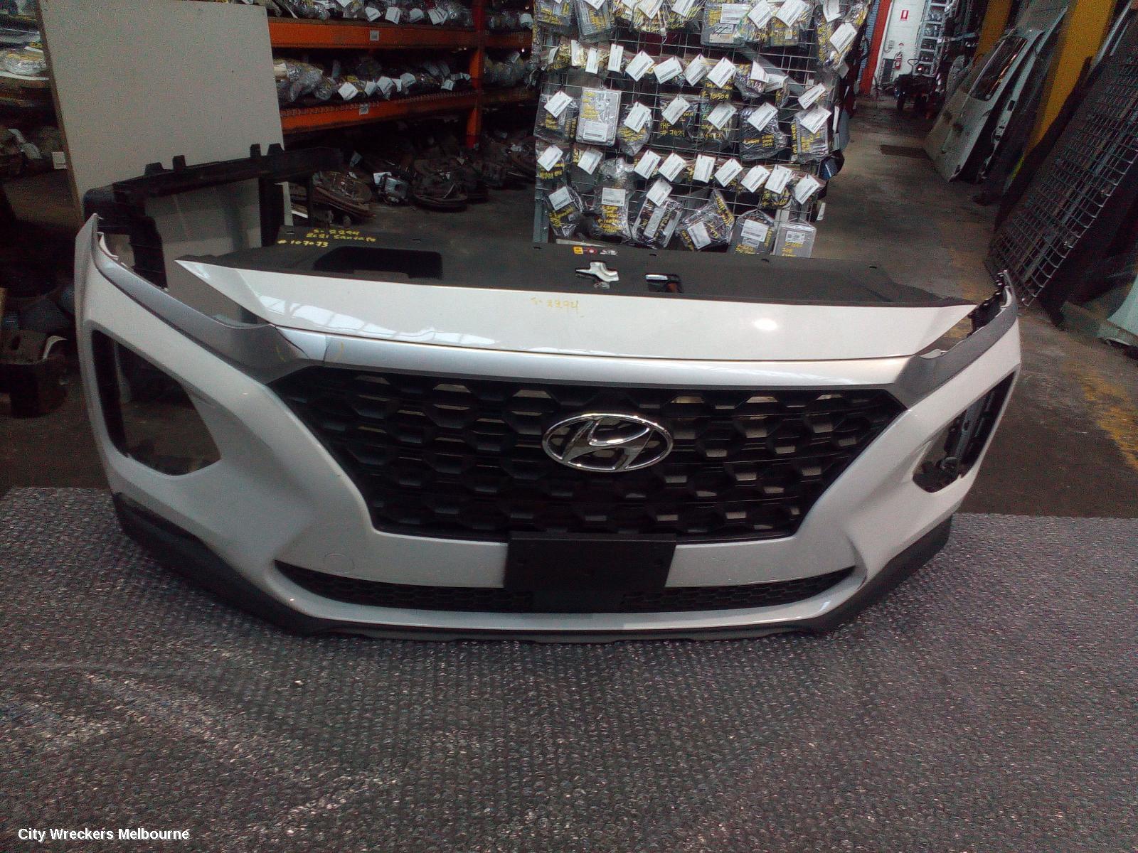 HYUNDAI SANTA FE FRONT BUMPER, TM, ACTIVE, NON PARK SENSOR TYPE, 03/2018 - 09/2020 - Image 1