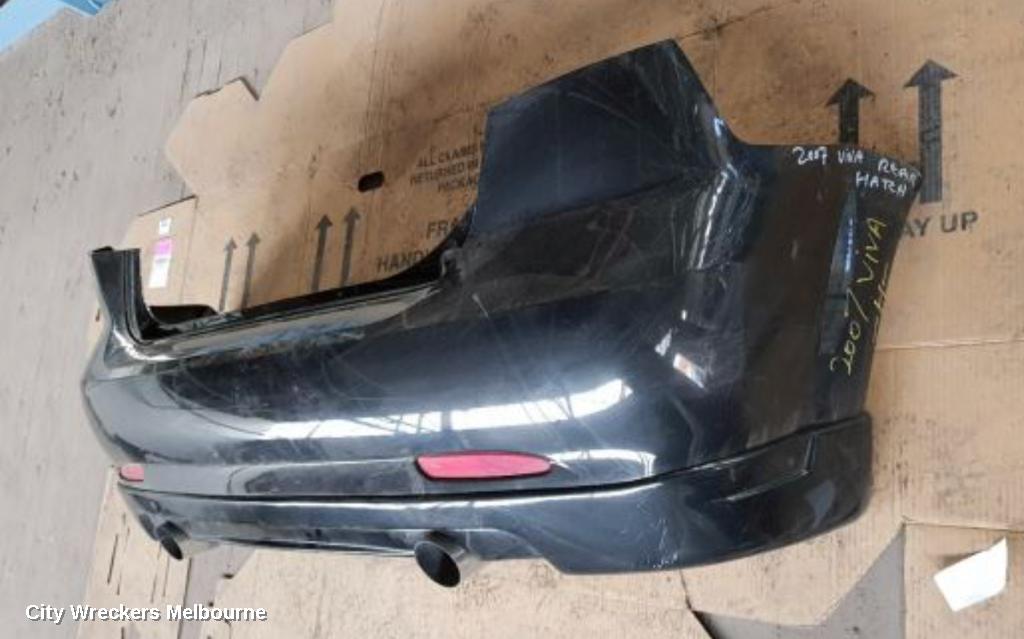 HOLDEN BARINA REAR BUMPER, BUMPER BAR (COMPLETE), TK, 3DR/5DR HATCH, 07/2008 - 12/2012 - Image 2