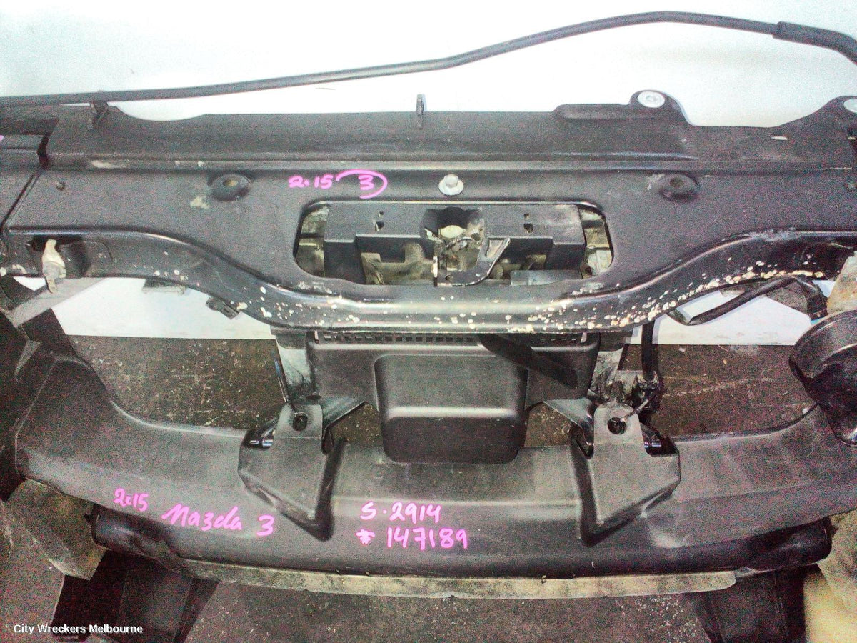 MAZDA 3 RADIATOR SUPPORT, BM, PETROL (BOLT ON PLASTIC), NON RADAR SENSOR TYPE, 11/2013 - 05/2016 - Image 3