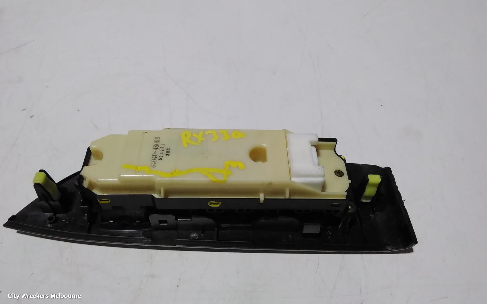 LEXUS RX SERIES PWR DR WIND SWITCH, RH FRONT (MASTER SWITCH), MCU3#, 04/2003 - 11/2005 - Image 2