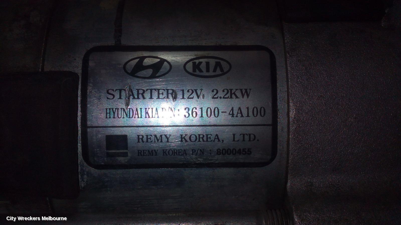 HYUNDAI ILOAD/IMAX STARTER, DIESEL, 2.5, TURBO, AUTO T/M TYPE, TQ, 11/2007 ONWARDS - Image 1