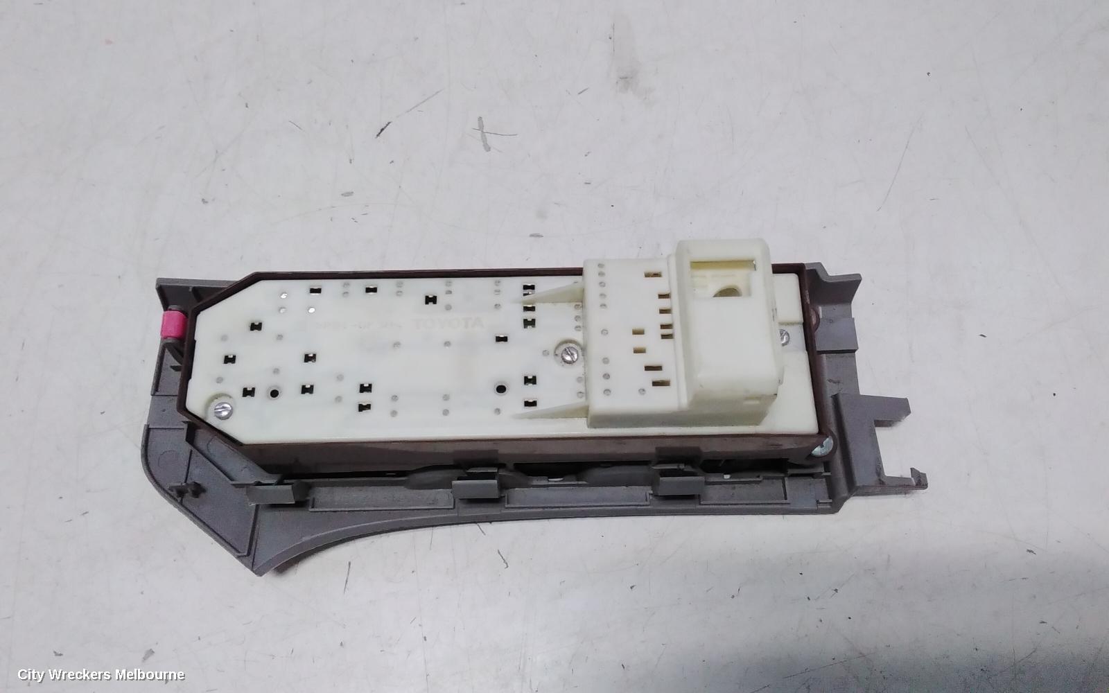 TOYOTA YARIS PWR DR WIND SWITCH, RH FRONT (MASTER SWITCH), 4 SWITCH TYPE, 5DR HATCH/SEDAN, NCP9#, 10/2005 ONWARDS - Image 3