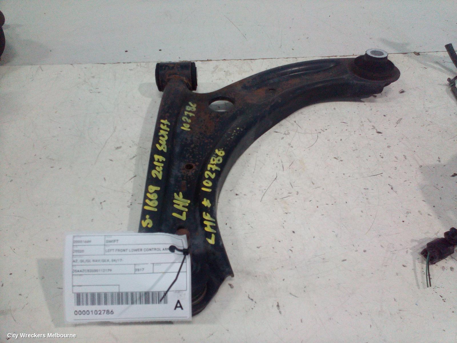 SUZUKI SWIFT LEFT FRONT LOWER CONTROL ARM, AZ, GL/GL NAV/GLX, 04/2017 ONWARDS - Image 2