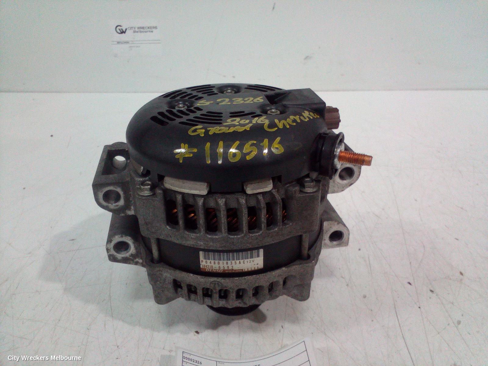 JEEP GRANDCHEROKEE ALTERNATOR, DIESEL, 3.0, WK, 04/2013 - 02/2022 - Image 1