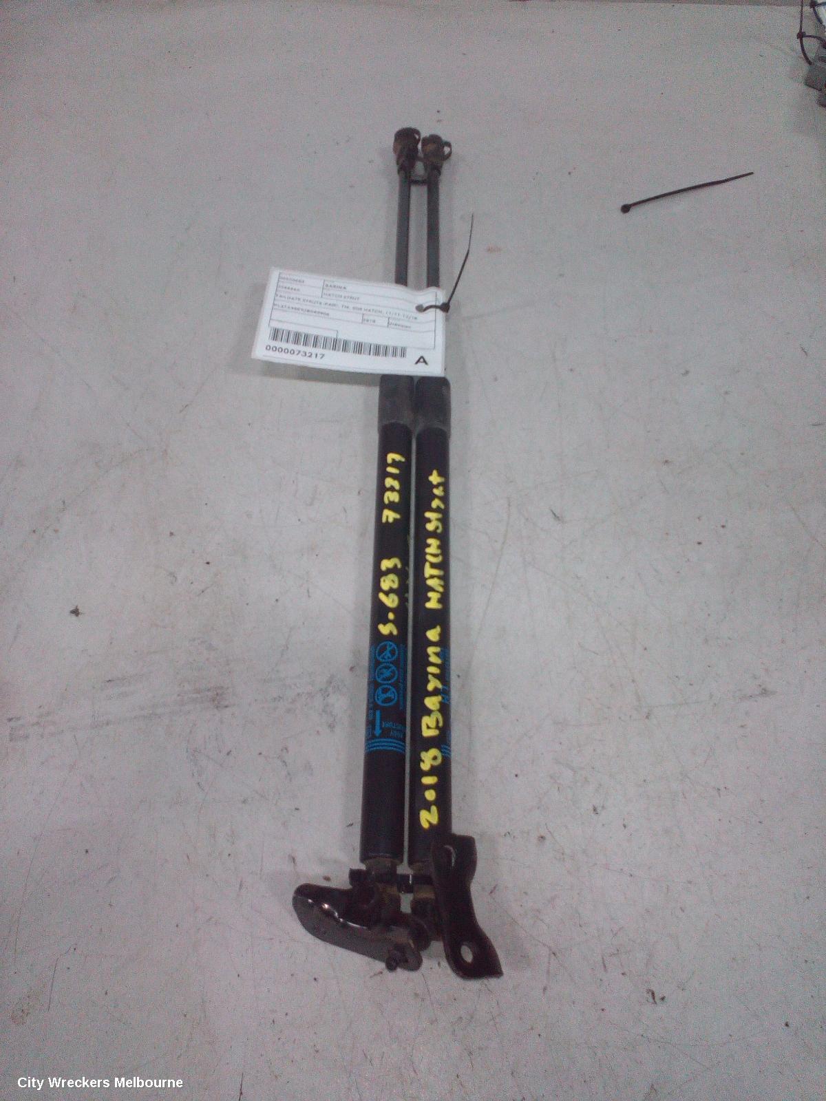 HOLDEN BARINA HATCH STRUT, TAILGATE STRUTS (PAIR), TM, 5DR HATCH, 11/2011 - 12/2018 - Image 1