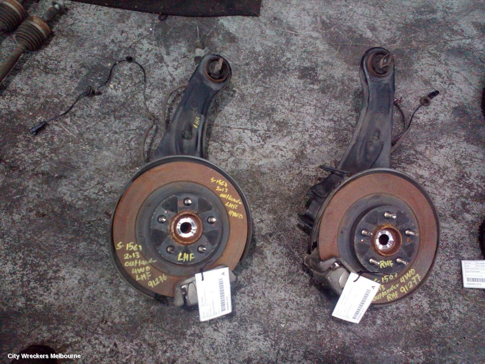 MITSUBISHI OUTLANDER LEFT REAR HUB ASSEMBLY, ZJ-ZL, AWD, 10/2012 ONWARDS - Image 3
