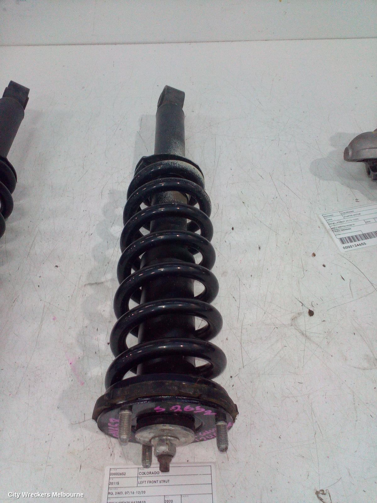 HOLDEN COLORADO LEFT FRONT STRUT, RG, 2WD, 07/2016 - 12/2020 - Image 2