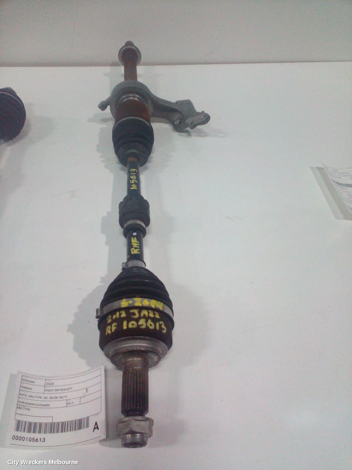 HONDA JAZZ RIGHT DRIVESHAFT, AUTO, ABS TYPE, GE, 08/2008 - 06/2014 - Image 2