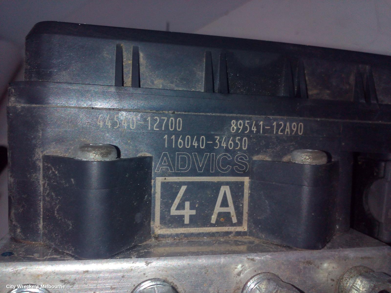 TOYOTA COROLLA ABS PUMP/MODULATOR, ZRE182R, HATCH, NON HYBRID, 03/2015 - 06/2018 - Image 2