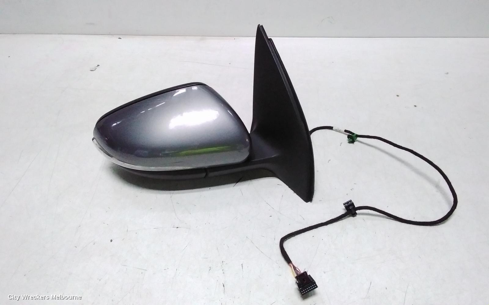 VOLKSWAGEN GOLF RIGHT DOOR MIRROR, GEN 6, HATCH, MANUAL FOLD, NON MEMORY TYPE (6XN), 6 WIRE, 10/2008 - 03/2013 - Image 2
