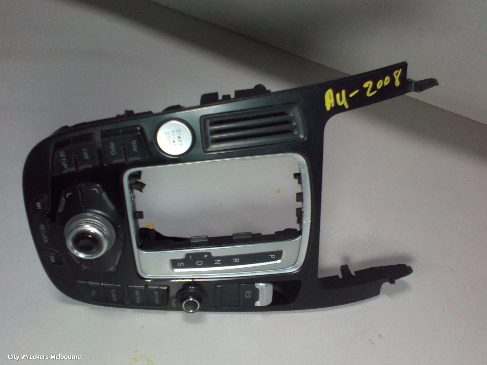 AUDI A4 RADIO/CD/DVD/SAT/TV, MMI CONTROLS, B8 8K, P/N 8T0919609G, 02/2008 - 09/2015 - Image 1