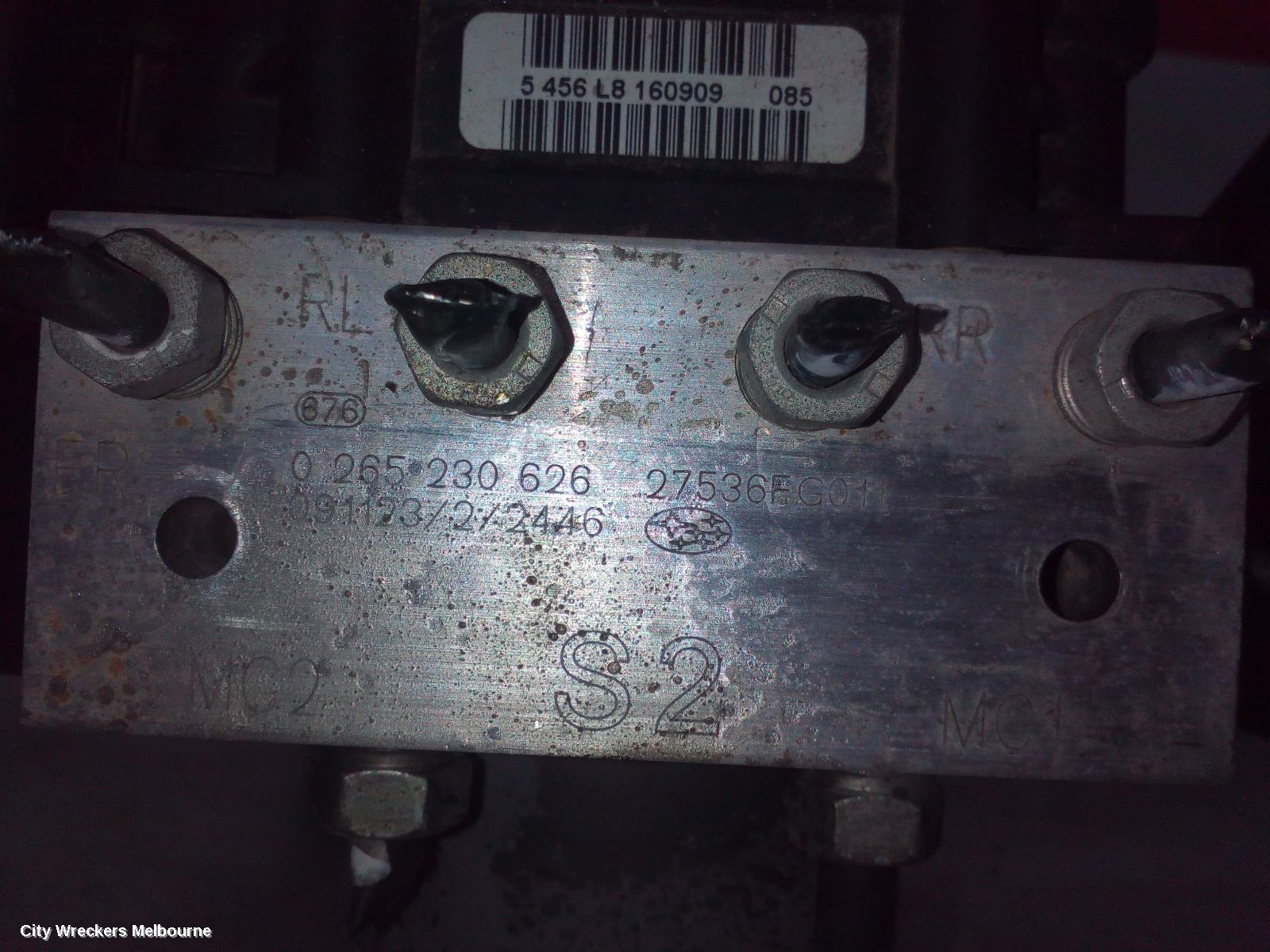 SUBARU IMPREZA ABS PUMP/MODULATOR, G3, P/N 27596FG041, VDC TYPE, 04/2007 - 11/2011 - Image 3