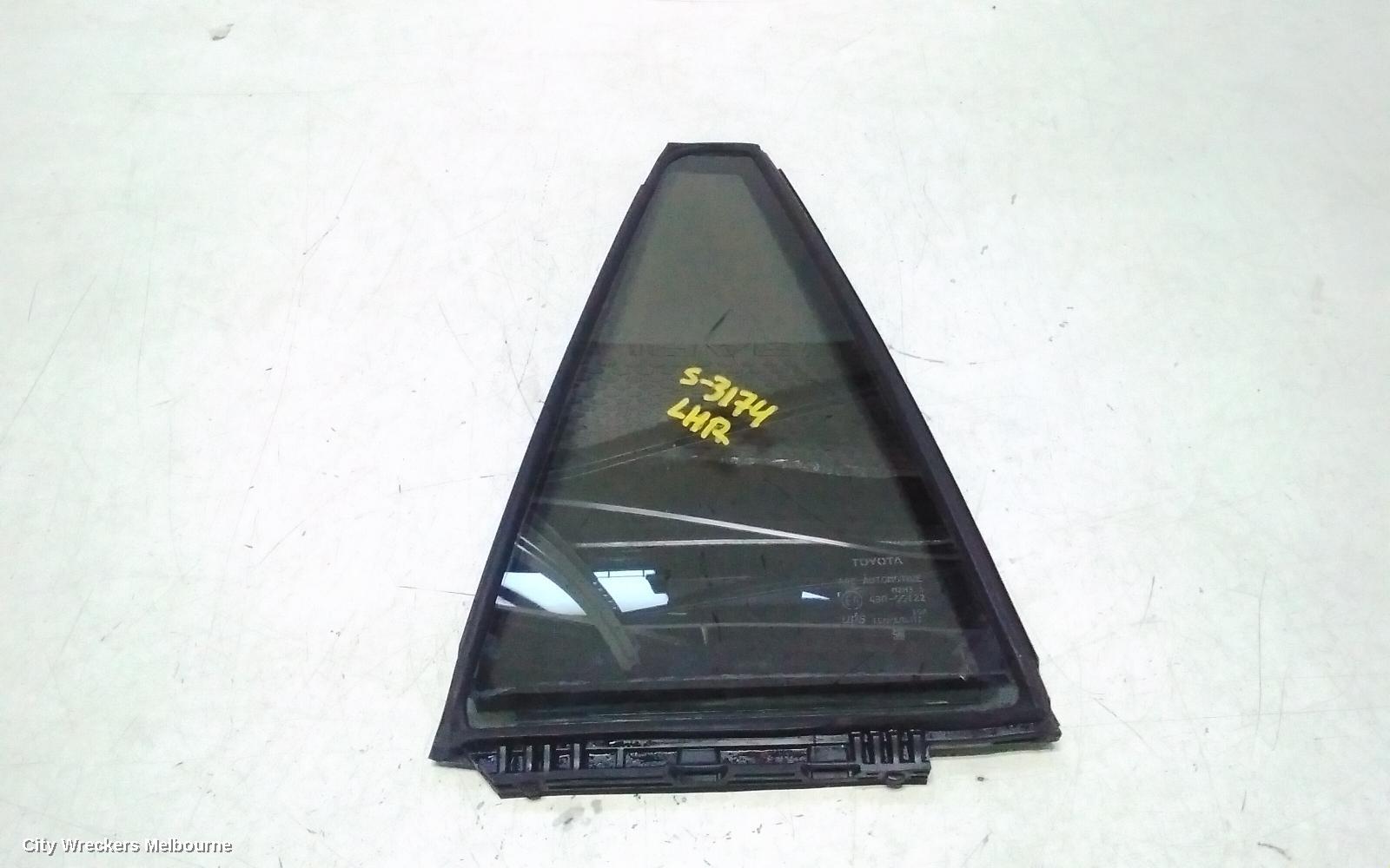 TOYOTA RAV4 LEFT REAR 1/4 DOOR GLASS, XA50, 11/2018 - 12/2025 - Image 1