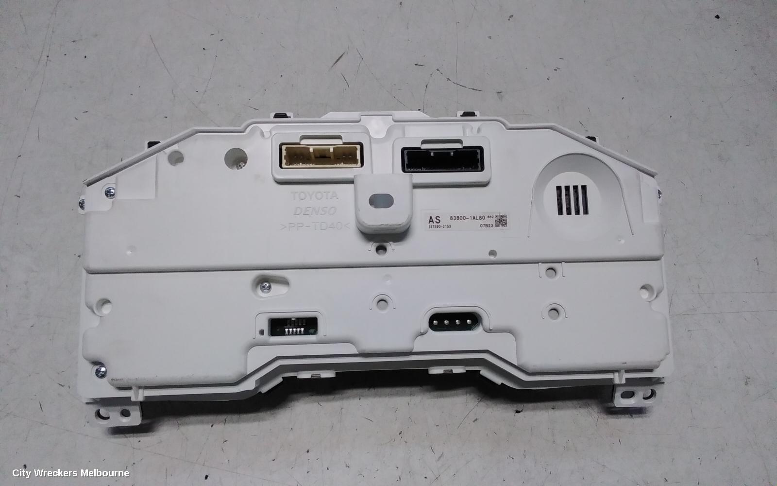 TOYOTA COROLLA INSTRUMENT CLUSTER, INSTRUMENT CLUSTER, AUTO T/M, HATCH, HYBRID, ASCENT SPORT/SX, ZWE211R, 07/2018 ONWARDS - Image 3