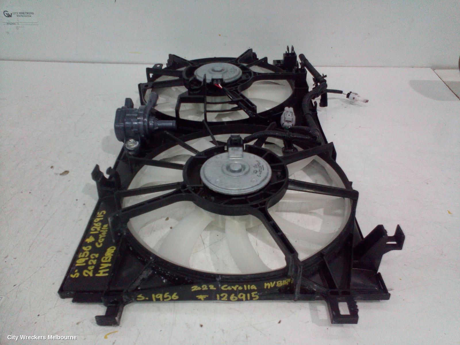 TOYOTA COROLLA FAN, E210, DUAL FAN ASSY, PETROL, 1.8, 2ZR-FXE, HYBRID TYPE, 07/2018 ONWARDS - Image 1